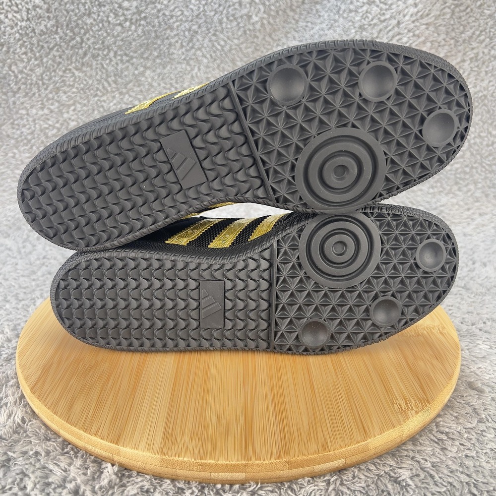 adidas Samba Mexico Shoes Mens 9 Black Gold Soccer Football Blokecore Heritage - Picture 6 of 11